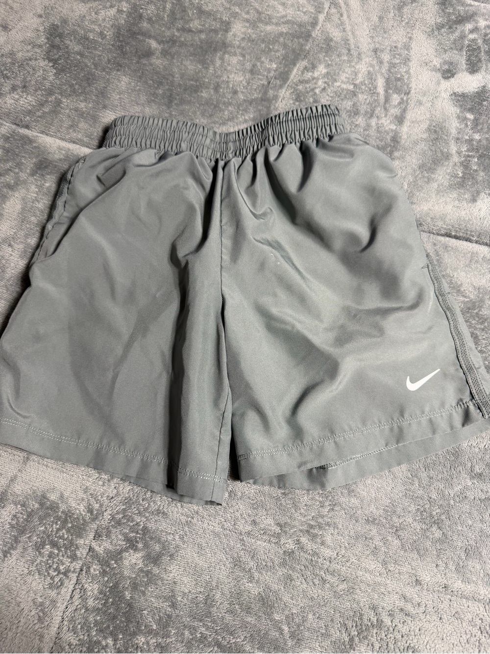 Nike boys Gray Dri-FIT Athletic Shorts